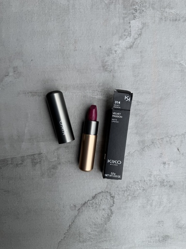 Kiko Milano Velvet Passion Matte Lipstick 314