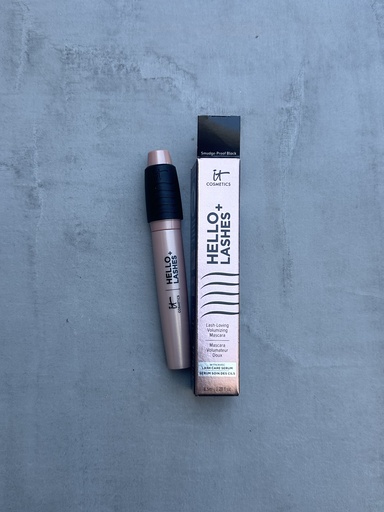 It Cosmetics Hello Lashes+ Lash Loving Volumizing Mascara Smudge Proof Black